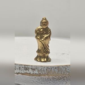 Vintage Barbie Doll Japan 1960s Buddha Miniature Plastic Statue [ Reqd Details ]